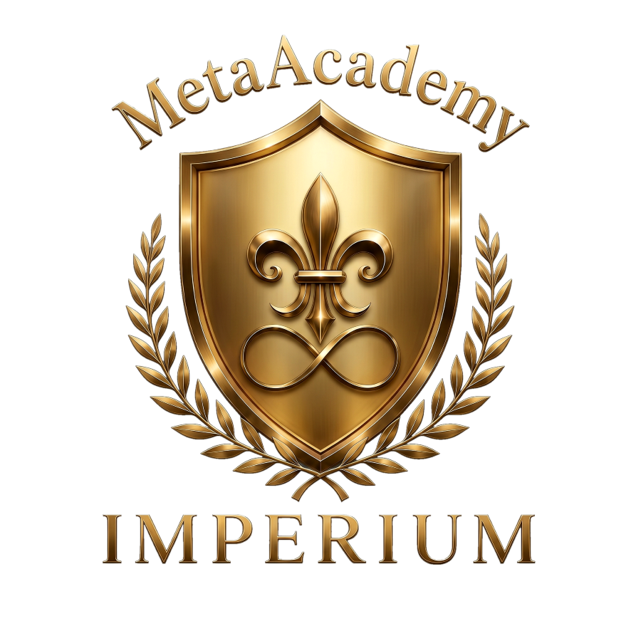 Escudo dorado de MetaAcademy Imperium